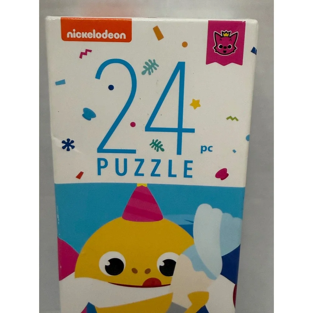 Pinkfong Baby Shark 24 Piece Jigsaw Puzzle Cardinal Nickelodeon Birthday Cake